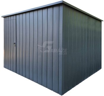 Záhradný domček 3x2m - dvere - antracit - strecha spád dozadu  GP693
