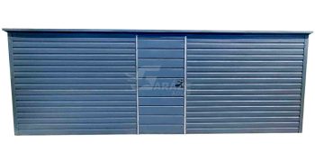 Záhradný domček 6x3m - dvere - antracit - strecha spád dozadu GP438