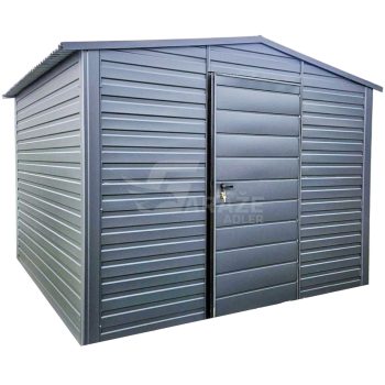 Záhradný domček 3x3m - dvere - antracit - strecha dvojspádová (sedlová) GP429
