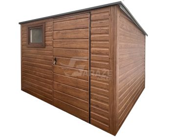 Záhradný domček 2,5x2,5m - dvere - okno - antracit - strecha spád dozadu  GP717